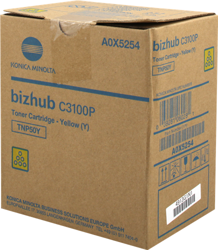 Тонер-картридж Konica Minolta TNP-50Y Toner Cartridge Yellow (арт. A0X5254)