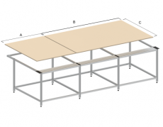 Стол KeenCut SmartFold Bench 360 для резака Evolution3 E3BT360 (арт. SFB360)