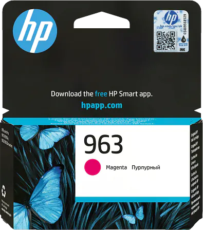 Струйный картридж HP 963 (пурпурный, 700 стр.) (арт. 3JA24AE)