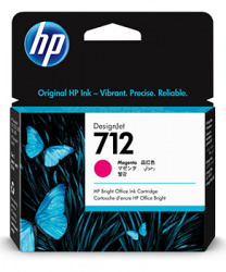 Оригинальный струйный картридж HP 712 Magenta (пурпурный) (арт. 3ED68A)