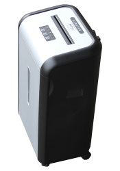 Уничтожитель документов Bulros B6HS, 0,8×1 мм, черный/серебро дверь, верх (арт. SH-D-BSS-B6HS-026-___-06)