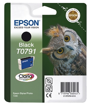 Оригинальный струйный картридж Epson T0791 Black (арт. C13T07914010)