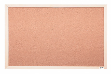 Демонстрационная доска Cactus пробковая коричневый 30x45см деревянная рама пробка (арт. CS-CWBD-30X45)