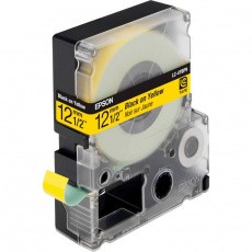 Лента Epson Виниловая лента Epson LK-4YBVN желтая/чёрная, ширина 12мм, длина 7м (арт. C53S654042)