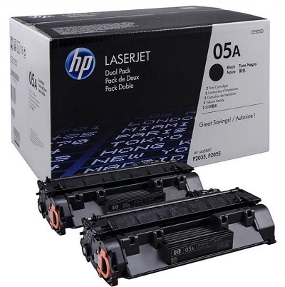 Картридж HP 05A Dual Pack Black Print Cartridge (арт. CE505D)