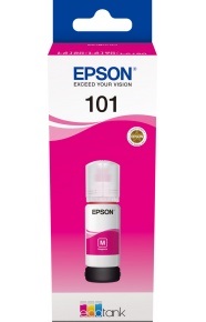 Оригинальные чернила Epson 101 EcoTank Magenta ink bottle (арт. C13T03V34A)