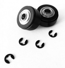 Комплект прижимных роликов Summa с фиксирующими шайбами PINCH ROLLER SET (2) & CLIPS (2 шт.) (арт. 395-401)