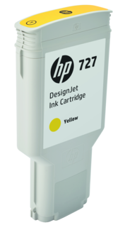 Оригинальный струйный картридж HP 727 DesignJet Yellow, 300 мл (арт. F9J78A)