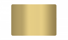 Металлическая пластина OEM (золотая матовая) (арт. X-8 / 1028-1)