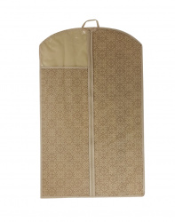 Чехол ГЕЛЕОС для хранения костюмов и платьев, «Миндаль» / Бежевый, 120х60 см (арт. МНД_08)