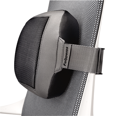 Поддерживающая подушка для поясницы Fellowes I-Spire Series™, серая (арт. FS-80422)