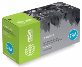Картридж Cactus черный (2100стр.) для HP (арт. CS-CE278AS)