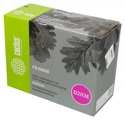 Картридж Cactus черный (10000стр.) для Samsung (арт. CS-D203E)