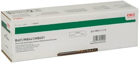 Тонер-картридж OKI Черный B401/MB441/451 (2500 стр. А4) (арт. 44992404)