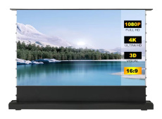 Экран S'OK для UST проектора 244x137 см, 4K, напольный c электроприводом, черный