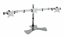 Кронштейн для трех мониторов Cactus черный 15″-24″ макс.8кг настольный наклон (арт. CS-VM-MP330S-BK)