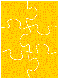 Вырубной штамп AccuCut Пазл 1610 J