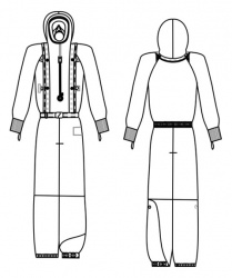 Комбинезон LAMSYSTEMS PASTERIS КБ.Ш.М.5-11. Ткань: LS-T-02 (арт. КБ.Ш.М.5-11)