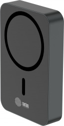 Мобильный аккумулятор Cactus (10000mAh, 22.5W, 4.5A, USB-C, беспроводная зарядка, серый) (арт. CS-PBFSTA-10000)