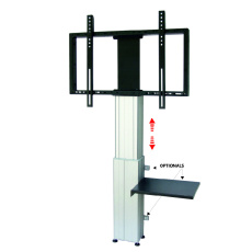 Стойка моторизированная настенно-напольная для монитора OMB 90″ WALL COLUMN (silver) (арт. 07081)