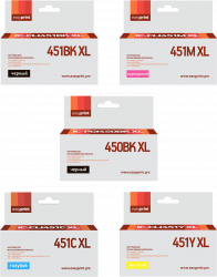 Комплект струйных картриджей EasyPrint PGI-450BK XL/CLI-451 XL (арт. IC-CLI451XL_SET)