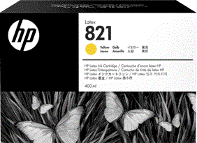 Картридж HP 821 400-ml Yellow Latex Ink Cartridge (арт. G0Y88A)
