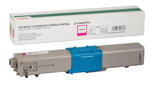 Тонер-картридж OKI пурпурный для C510/530/MC561 и С511/531/MC562 (5000 стр.) (арт. 44469753)