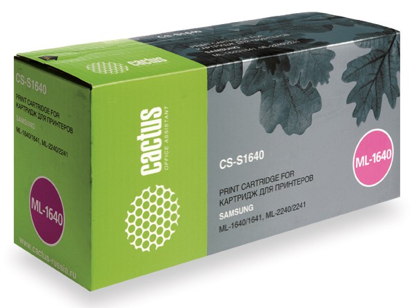 Картридж Cactus D108S CS-S1640 черный (1500стр.) для Samsung (арт. CS-S1640)