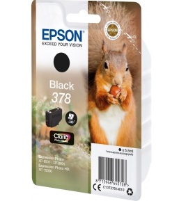 Картридж Epson Singlepack Black 378 Claria Photo HD Ink (арт. C13T37814020)