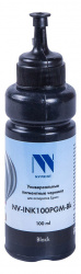 Чернила NV Print NV-INK100PGM Black универсальные пигментные для аппаратов Epson (100 ml) (арт. NV-INK100PGM-Bk)