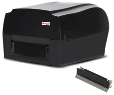 Термотрансферный принтер этикеток Mertech TLP300 TERRA NOVA (300 DPI) USB, RS232, Ethernet Black с отделителем (арт. 4538+4593)