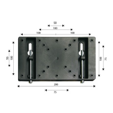 Крепеж настенный для монитора OMB 32″ EASY SMALL (black) (арт. 06076)