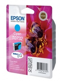 Картридж Epson T0732 Cyan (арт. C13T10524A10)