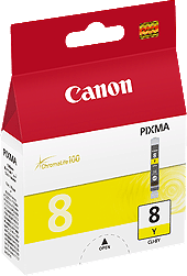 Оригинальный картридж Canon CLI-8Y (жёлтый, 13 мл.) (арт. 0623B024)