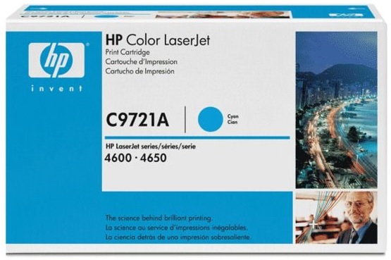 Картридж HP 641A LaserJet, голубой (C9721A) для Color LaserJet 4600 / 4650. (8000 стр. в цвете) (арт. C9721A)