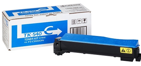 Оригинальный тонер-картридж Kyocera TK-540C (голубой, 4000 стр.) (арт. 1T02HLCEU0)