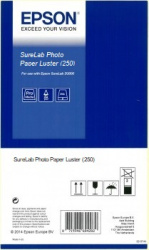 Фотобумага Epson SureLab Photo Paper Luster (250) 15cmx65m 4rolls (арт. C13S400124)