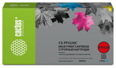Струйный картридж Cactus голубой (300 мл.) (арт. CS-PFI320C)