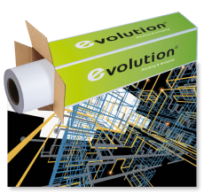 Широкоформатная бумага Technoevolab Evolution Premium Coated Paper 180 г/м², 0.914х80 м 3" PW (арт. 4110029)