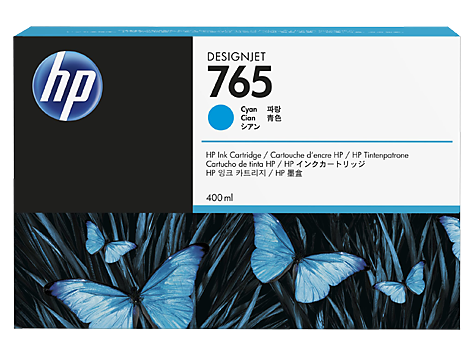 Картридж HP 765 400-ml Cyan Designjet Ink Cartridge (арт. F9J52A)