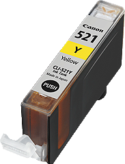 Оригинальный картридж Canon CLI-521 Y (жёлтый, 9 мл.) (арт. 2936B004)