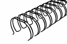 Пружины металлические, А4, 25,4 мм (1″), черные, 40 шт. в упаковке, TM DA