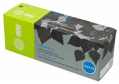 Картридж Cactus голубой (2300стр.) для HP (арт. CS-CF411A)