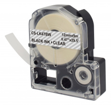 Картридж ленточный Cactus черный для Epson LW300, LW400, LW700, LW600P, LW1000P, K400, Z700, Z900 (арт. CS-LK4TBW)
