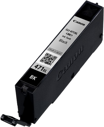 Оригинальный картридж Canon CLI-471XL BK (чёрный, увеличенной ёмкости 11 мл.) (арт. 0346C001)