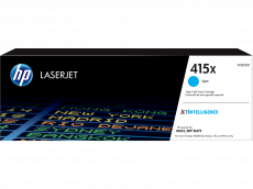 Оригинальный лазерный картридж повышенной емкости HP LaserJet 415X Cyan (голубой) (арт. W2031X)