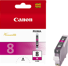 Оригинальный картридж Canon CLI-8M EMB (пурпурный, 13 мл.) (арт. 0622B024)