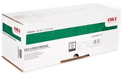 Тонер-картридж OKI черный для C511/531/MC562 (7000 стр.) (арт. 44973540)