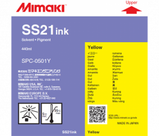 Картридж Mimaki Solvent ink cartridge SS21 SPC-0501Y 2000 ml