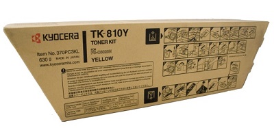 Оригинальный тонер-картридж Kyocera TK-810Y (жёлтый, 20000 стр.) (арт. 370PC3KL)